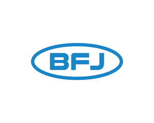 BFJ Logo design vector template. BFJ logo design.