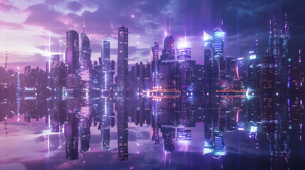 Obraz premium future city