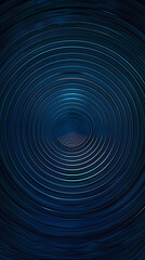 Abstract blue circles