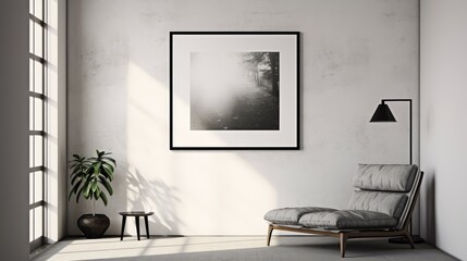 black wall picture frame