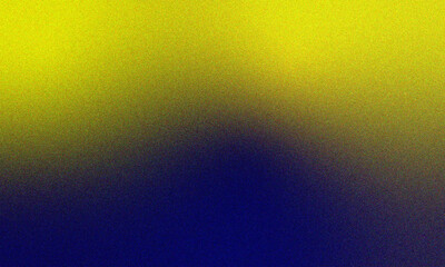 yellow blue noise texture background design.Blue green glowing grainy gradient on dark noise texture background