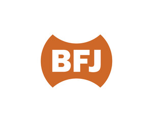 BFJ Logo design vector template. BFJ logo design.