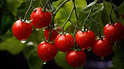 Obraz premium ripe vegetable tomato red