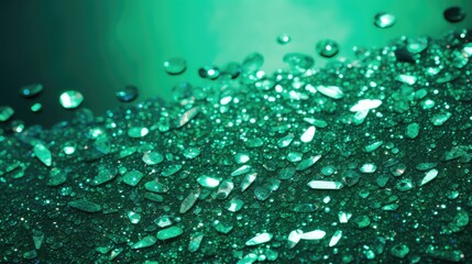 dimension green sparkle background