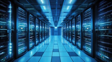 center computer technology server room