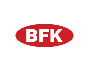 BFK logo design vector template. BFK logo design.