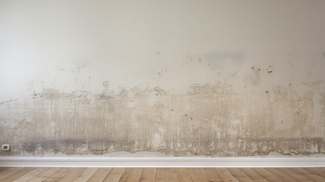 bulge water damage wall