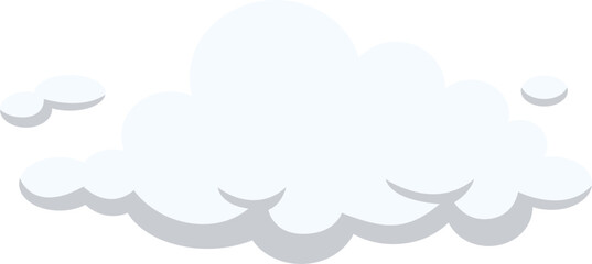 Fototapeta premium Cloud Illustration White