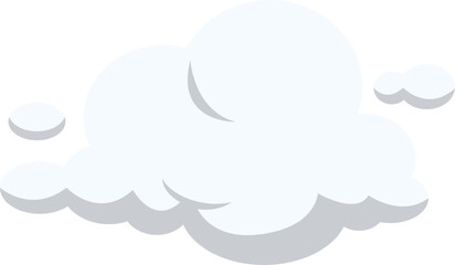 Cloud Illustration White