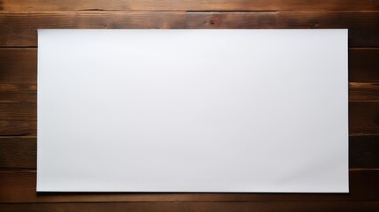 Obraz premium clean white sheet paper