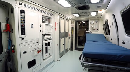 micu ambulance interior