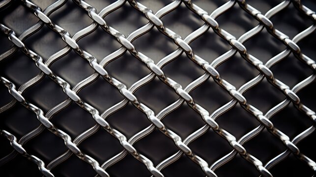 shiny metal mesh background