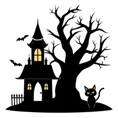 Dead Halloween Trees SVG, Dead Trees Bundle Svg,
