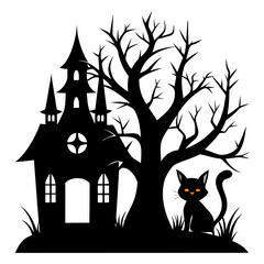 Dead Halloween Trees SVG, Dead Trees Bundle Svg,