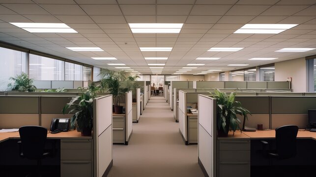 computers office cubicals