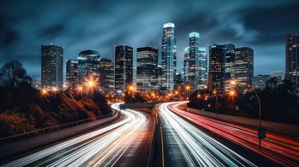 Obraz premium cityscape website background gray