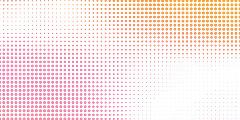 Rainbow dots border on white background vector illustration