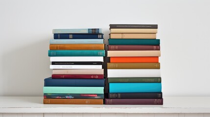 ficti books on white
