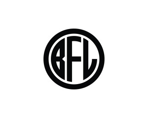 BFL Logo design vector template. BFL logo design.