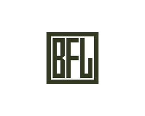 BFL Logo design vector template. BFL logo design.