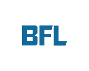BFL Logo design vector template. BFL logo design.