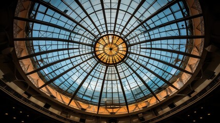 architecture glass dome