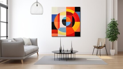vibrant modern wall art