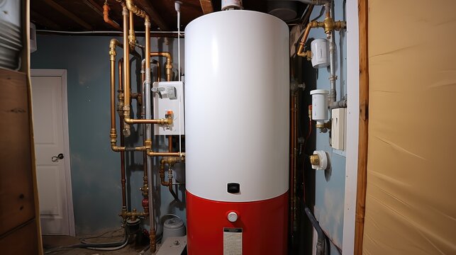 installed gas water heater