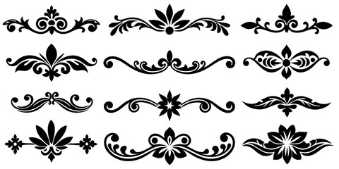 Stylish Decorative Divider Element for Web and Print