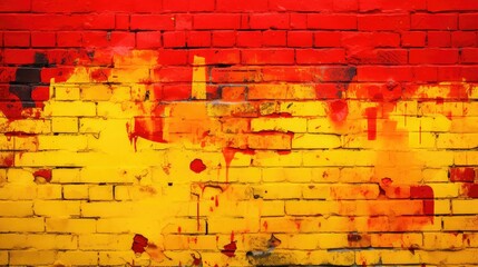 photograph yellow and red background