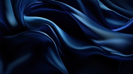 Obraz premium folds dark blue fabric