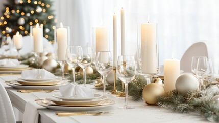 table christmas background white wood