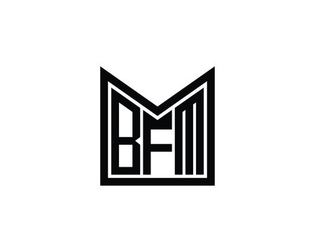 BFM logo design vector template. BFM logo design.