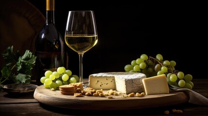 Obraz premium creamy white wine texture