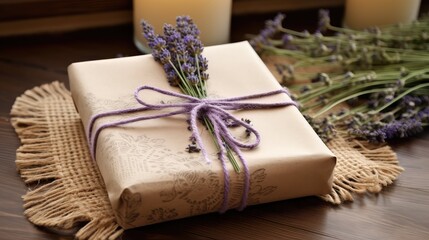 lavender rustic gift