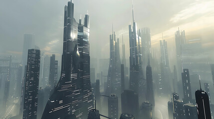 futuristic city