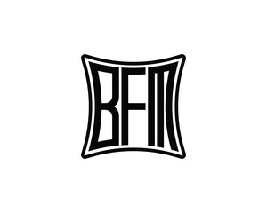 BFM logo design vector template. BFM logo design.