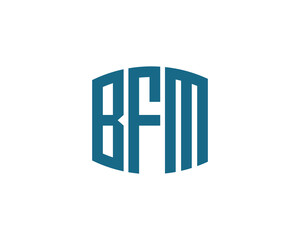 BFM logo design vector template. BFM logo design.