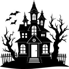 HAUNTED HOUSE SVG , Halloween Bundle Svg, Haunted House Svg Bundle, Haunted House Clipart, Haunted House Svg Cut Files for Cricut