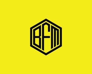 BFM logo design vector template. BFM logo design.