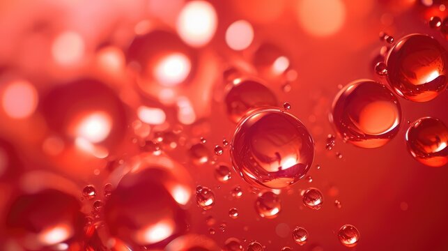 lamp red bubbles