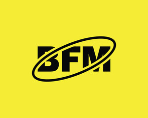 BFM logo design vector template. BFM logo design.