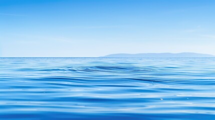 Naklejka premium clear pure blue drop