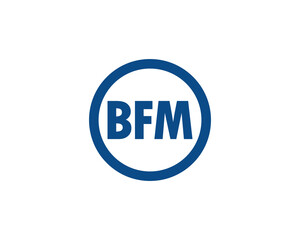 BFM logo design vector template. BFM logo design.