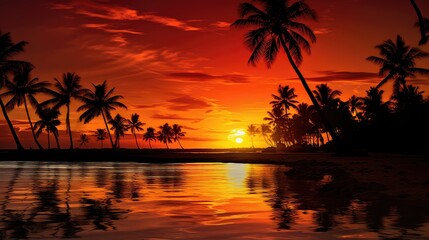 fiery red and yellow background