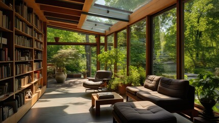 Fototapeta premium reading library house