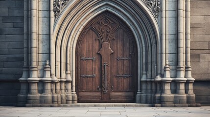 Fototapeta premium handle gothic door