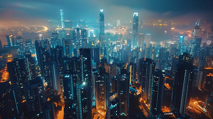 Fototapeta premium future city