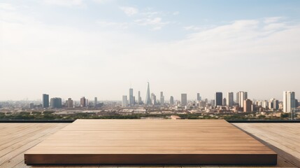 city wood platform