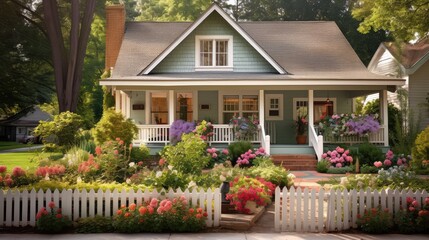 Fototapeta premium porch curb appeal house